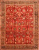 Oushak Red Hand Knotted 93 X 120  Area Rug 100-28816 Thumb 0