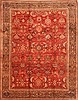 Oushak Red Hand Knotted 93 X 120 Area Rug 100-28816 Thumb 0