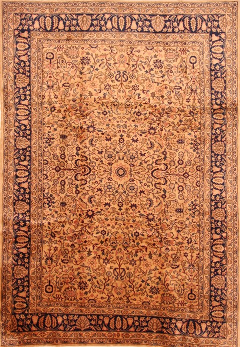 Kayseri Yellow Hand Knotted 83 X 1111 Area Rug 100-28822 Image 0