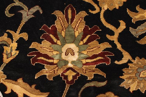 Chobi Black Hand Knotted 106 X 1411 Area Rug 250-28826 Image 10