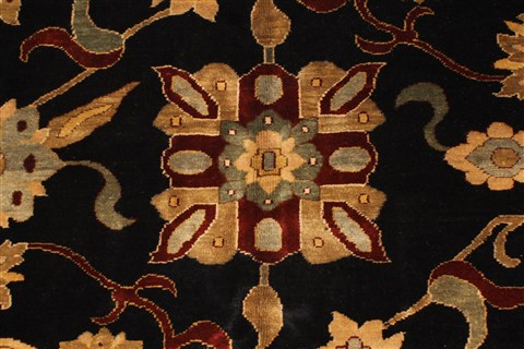 Chobi Black Hand Knotted 106 X 1411 Area Rug 250-28826 Image 2