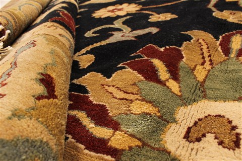 Chobi Black Hand Knotted 106 X 1411 Area Rug 250-28826 Image 7