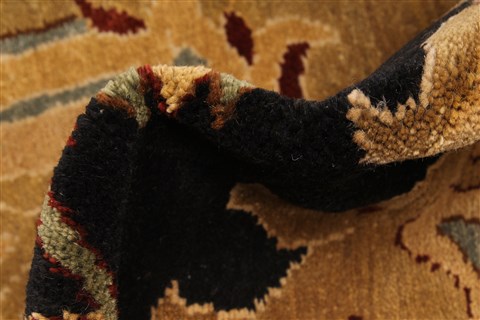 Chobi Black Hand Knotted 106 X 1411 Area Rug 250-28826 Image 8