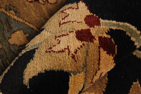 Chobi Black Hand Knotted 106 X 1411 Area Rug 250-28826 Image 9