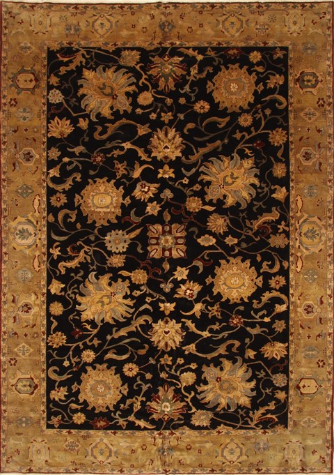 Chobi Black Hand Knotted 106 X 1411 Area Rug 250-28826 Image 0