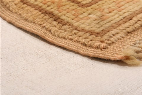 Oushak Orange Hand Knotted 94 X 121 Area Rug 100-28828 Image 1