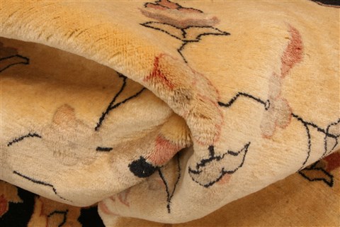 Tabriz Beige Hand Knotted 810 X 112 Area Rug 100-28842 Image 1