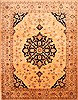 Tabriz Beige Hand Knotted 810 X 112 Area Rug 100-28842 Thumb 0
