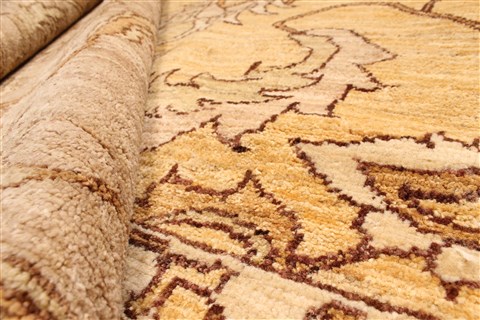 Pishavar Beige Hand Knotted 120 X 203 Area Rug 250-28843 Image 7