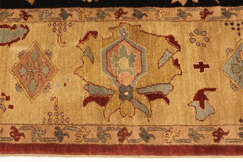 Chobi Black Hand Knotted 106 X 1410 Area Rug 250-28844 Image 2