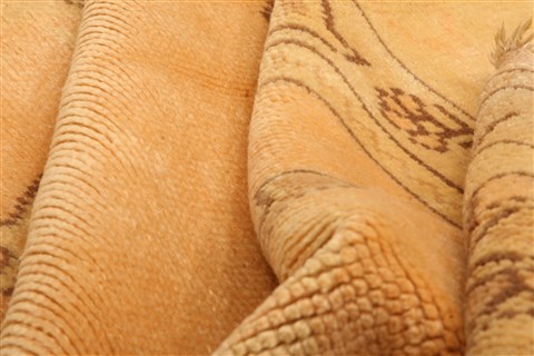 Oushak Orange Hand Knotted 97 X 124 Area Rug 100-28845 Image 2