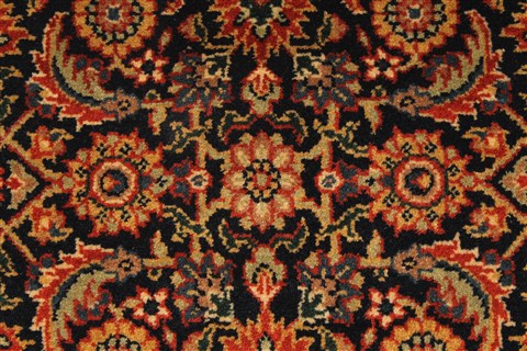 Herati Brown Hand Knotted 27 X 40 Area Rug 250-28855 Image 3