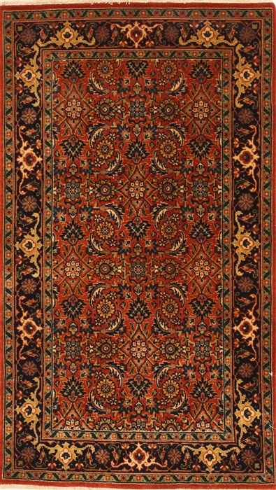 Herati Beige Hand Knotted 26 X 44 Area Rug 250-28876 Image 0
