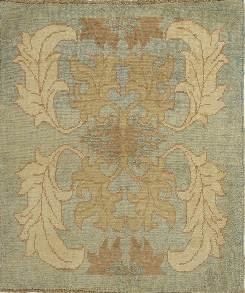 Oushak Blue Hand Knotted 310 X 47  Area Rug 500-28892 Image 0