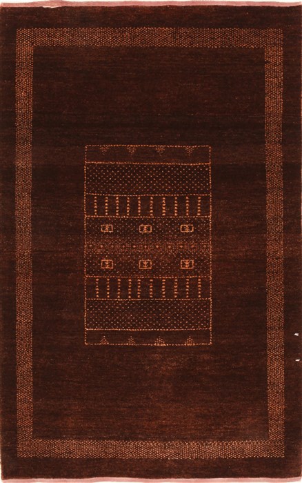 Gabbeh Brown Hand Knotted 26 X 41  Area Rug 250-28894 Image 0