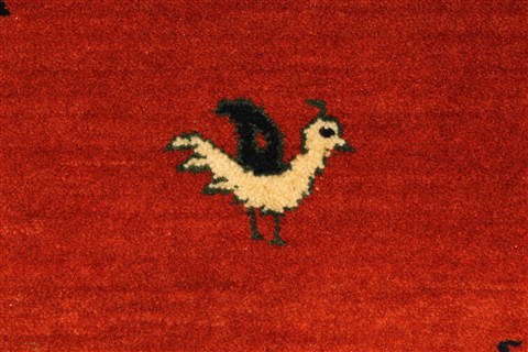 Gabbeh Brown Hand Knotted 26 X 311 Area Rug 250-28926 Image 1