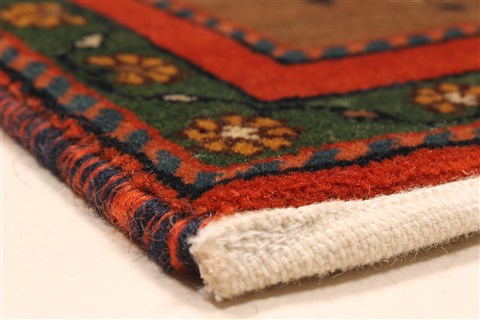 Gabbeh Brown Hand Knotted 26 X 311 Area Rug 250-28926 Image 4