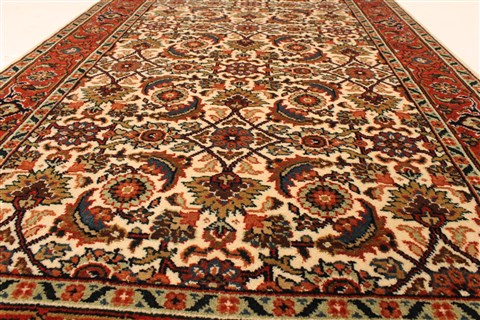 Herati Beige Hand Knotted 27 X 40 Area Rug 250-28940 Image 1