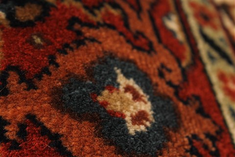 Herati Beige Hand Knotted 27 X 40 Area Rug 250-28940 Image 3