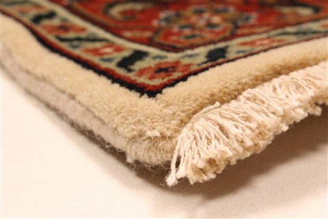 Herati Beige Hand Knotted 27 X 40 Area Rug 250-28940 Image 5