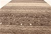 Gabbeh Grey Hand Knotted 27 X 42 Area Rug 250-28947 Thumb 1