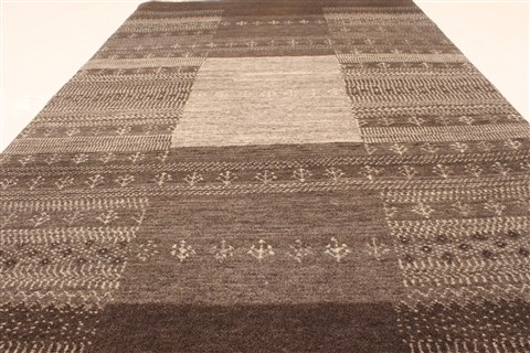 Gabbeh Grey Hand Knotted 27 X 42 Area Rug 250-28953 Image 3