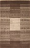 Gabbeh Grey Hand Knotted 27 X 42 Area Rug 250-28953 Thumb 0