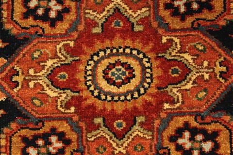 Serapi Orange Hand Knotted 26 X 40 Area Rug 250-28954 Image 7