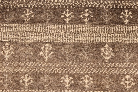Gabbeh Grey Hand Knotted 26 X 311 Area Rug 250-28959 Image 2