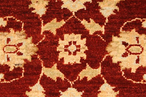 Pishavar Beige Hand Knotted 27 X 40 Area Rug 250-28961 Image 2