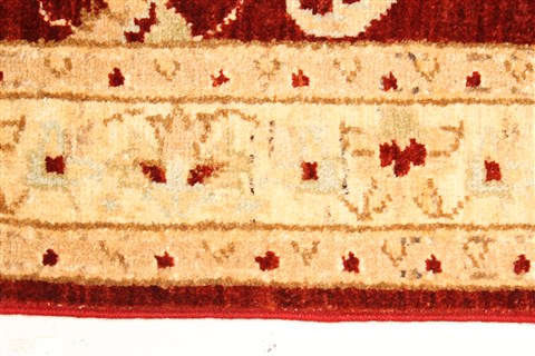 Pishavar Beige Hand Knotted 27 X 40 Area Rug 250-28961 Image 3