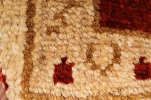 Pishavar Beige Hand Knotted 27 X 40 Area Rug 250-28961 Image 6