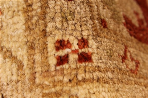 Pishavar Beige Hand Knotted 27 X 311 Area Rug 250-28965 Image 7