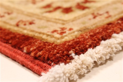 Pishavar Beige Hand Knotted 27 X 311 Area Rug 250-28965 Image 8