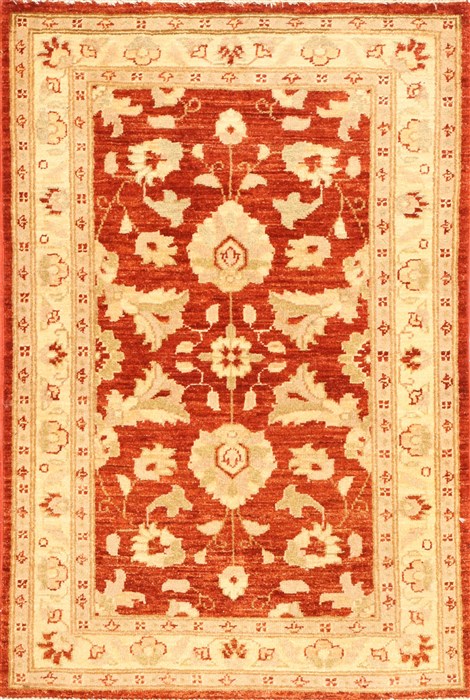 Pishavar Beige Hand Knotted 27 X 311 Area Rug 250-28965 Image 0