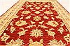 Pishavar Beige Hand Knotted 28 X 42  Area Rug 250-28968 Thumb 4