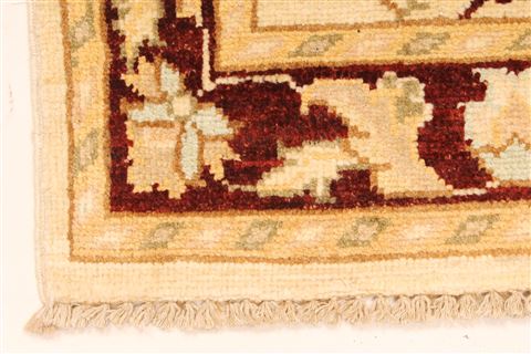 Pishavar Beige Hand Knotted 27 X 42 Area Rug 250-28970 Image 1
