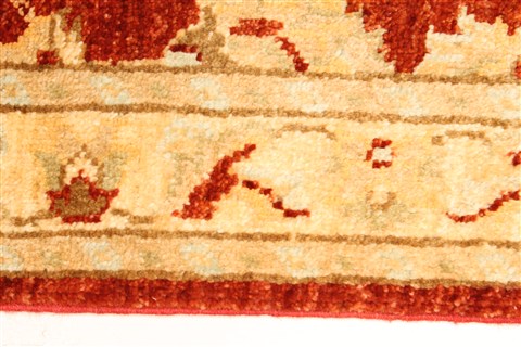 Pishavar Beige Hand Knotted 28 X 311 Area Rug 250-28977 Image 8