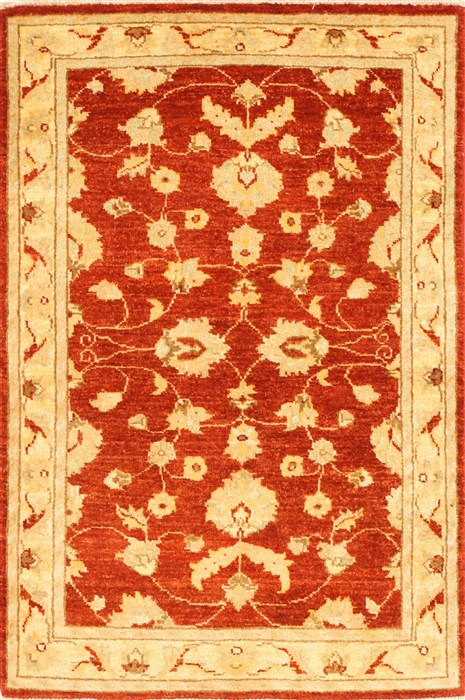 Pishavar Beige Hand Knotted 28 X 311 Area Rug 250-28977 Image 0