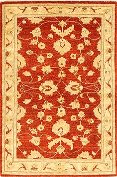Pishavar Beige Hand Knotted 2'8" X 3'11"  Area Rug 250-28977
