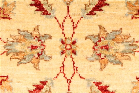 Pishavar Beige Hand Knotted 29 X 40 Area Rug 250-28982 Image 2