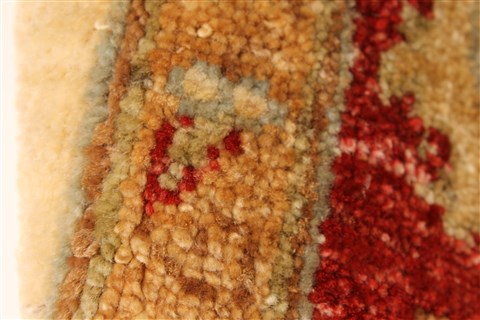 Pishavar Beige Hand Knotted 29 X 40 Area Rug 250-28982 Image 7