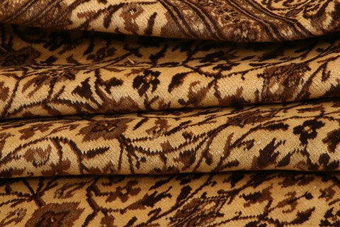 Tabriz Brown Hand Knotted 85 X 121 Area Rug 100-28985 Image 5
