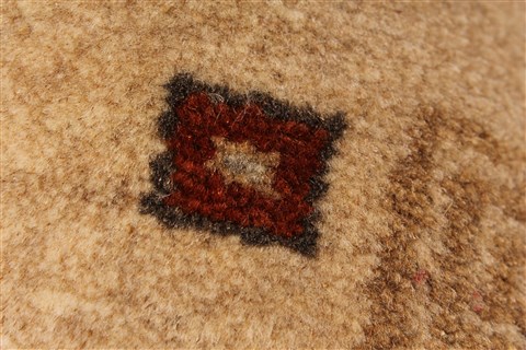 Gabbeh Beige Hand Knotted 27 X 40 Area Rug 250-28986 Image 6