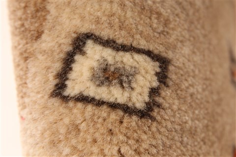 Gabbeh Beige Hand Knotted 27 X 40 Area Rug 250-28986 Image 7