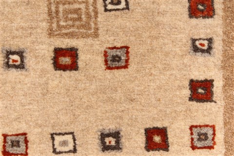 Gabbeh Beige Hand Knotted 27 X 40 Area Rug 250-28986 Image 8