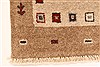 Gabbeh Beige Hand Knotted 27 X 40  Area Rug 250-28986 Thumb 1
