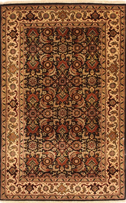 Herati Beige Hand Knotted 26 X 311  Area Rug 250-28990 Image 0