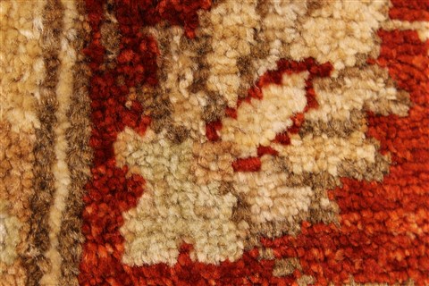 Pishavar Beige Hand Knotted 211 X 311 Area Rug 250-28992 Image 5