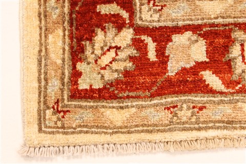 Pishavar Beige Hand Knotted 211 X 311 Area Rug 250-28992 Image 7